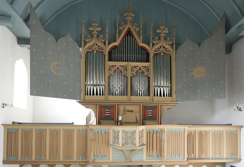 Orgel der Rysumer Kirche